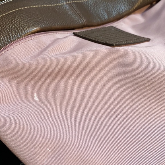 Coach brown heavy leather shoulder bag K1357-F15064 - Picture 6 of 7